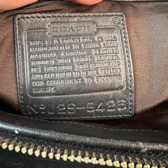 Vintage Coach Legacy 9426 Back Leather Satchel Tote Bag - Picture 2 of 6